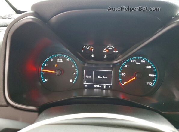 1GCHSCEA5M1258837 2021 CHEVROLET COLORADO Gray ხელსაწყოთა პანელის ხედი