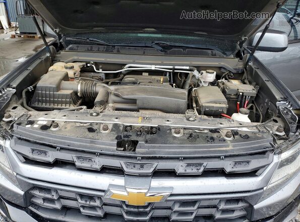 1GCHSCEA5M1258837 2021 CHEVROLET COLORADO Gray უკანა სალონის ხედი