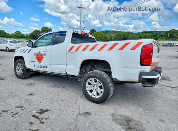 1GCHSCEA6L1174427 2020 CHEVROLET COLORADO White Trasero izquierdo