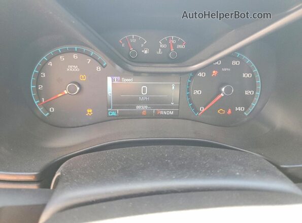 1GCHSCEA7G1387196 2016 CHEVROLET COLORADO Серебряный Вид щитка приборов