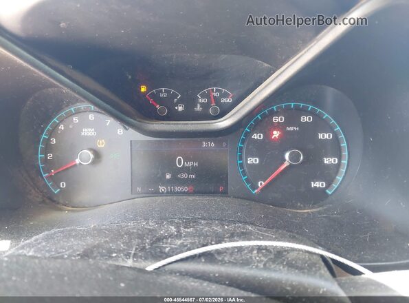 1GCHSCEA8L1165342 2020 CHEVROLET COLORADO White უკანა სავარძლების ხედი