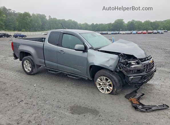 1GCHSCEAXM1276265 2021 CHEVROLET COLORADO Gray Delantero derecho