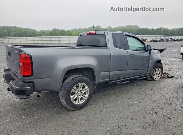 1GCHSCEAXM1276265 2021 CHEVROLET COLORADO Gray Trasero derecho