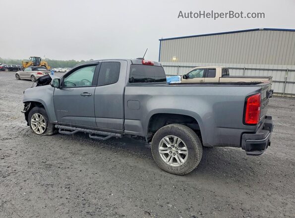 1GCHSCEAXM1276265 2021 CHEVROLET COLORADO Gray Trasero izquierdo