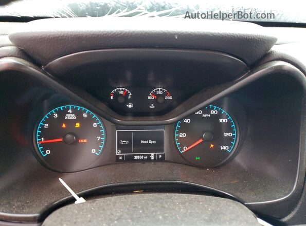 1GCHSCEAXM1276265 2021 CHEVROLET COLORADO Gray Vista del cuadro de instrumentos