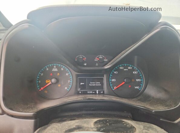 1GCHSCEAXN1197213 2022 CHEVROLET COLORADO White Вид щитка приладів