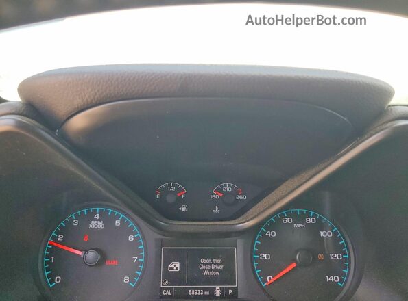1GCHSCEAXN1202815 2022 CHEVROLET COLORADO White Instrument cluster view