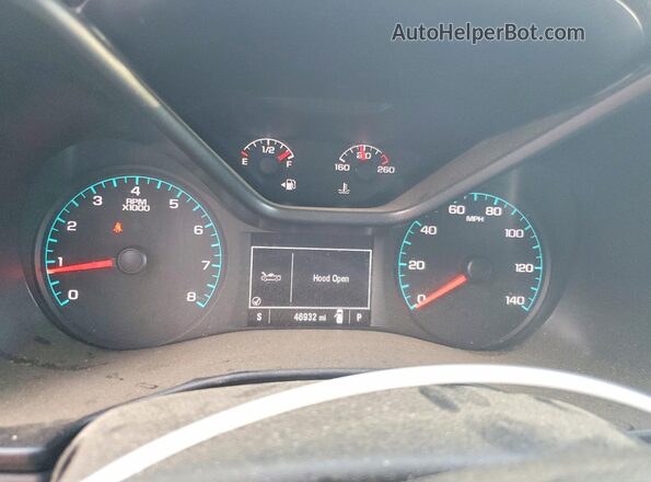 1GCHSCEAXN1209926 2022 CHEVROLET COLORADO Белый Вид щитка приборов