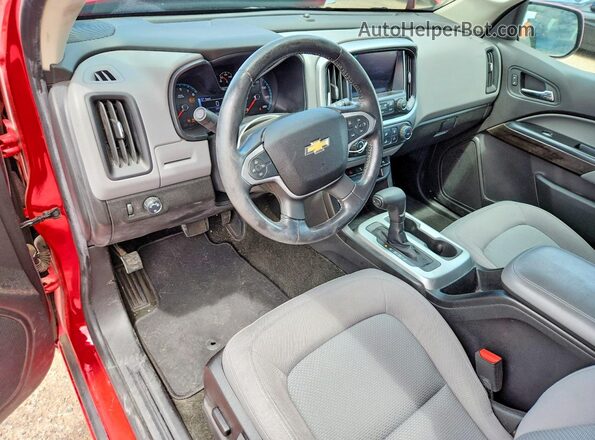 1GCHSCEN1H1307007 2017 CHEVROLET COLORADO Красный Вид панели приборов