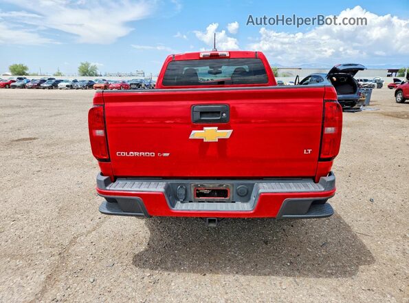 1GCHSCEN1H1307007 2017 CHEVROLET COLORADO Красный Вид сзади