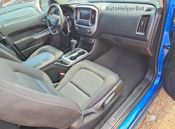 1GCHSCEN3M1297381 2021 CHEVROLET COLORADO Blue Вид панелі приладів