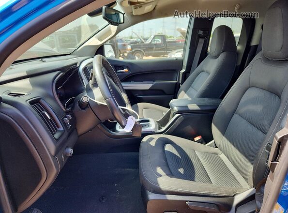 1GCHSCEN3M1297381 2021 CHEVROLET COLORADO Blue Вид салону спереду