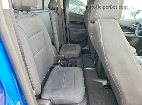 1GCHSCEN3M1297381 2021 CHEVROLET COLORADO Blue Вид задніх сидінь