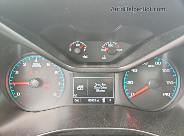 1GCHSCEN6N1184994 2022 CHEVROLET COLORADO White Вид щитка приладів