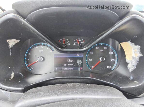 1GCHSCEN9K1142976 2019 CHEVROLET COLORADO White Սարքավորումների վահանակի տեսք