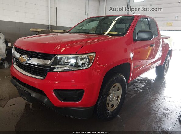 1GCHTBEAXK1101678 2019 CHEVROLET COLORADO Красный Передняя левая четверть