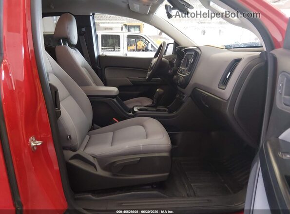 1GCHTBEAXK1101678 2019 CHEVROLET COLORADO Красный Вид салона спереди