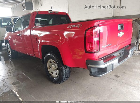 1GCHTBEAXK1101678 2019 CHEVROLET COLORADO Красный Задняя левая четверть