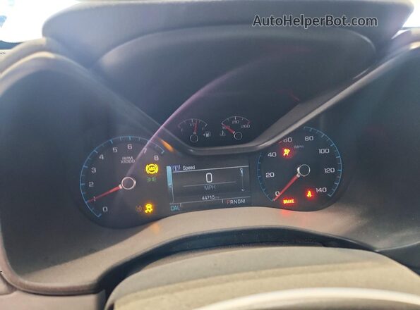1GCHTCE35G1366054 2016 CHEVROLET COLORADO White Widok zestawu wskaźników