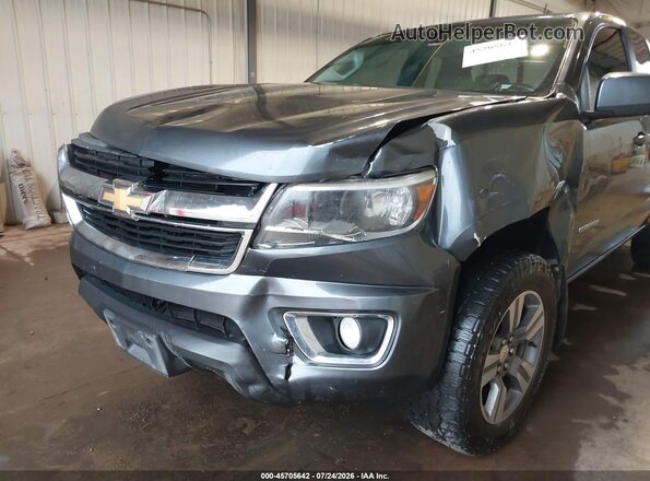 1GCHTCE38G1285646 2016 CHEVROLET COLORADO Gray Front view