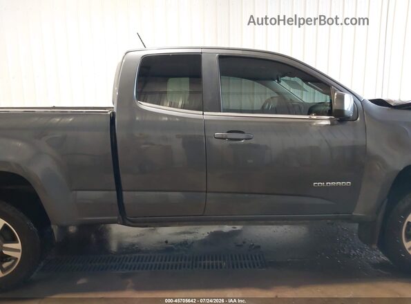 1GCHTCE38G1285646 2016 CHEVROLET COLORADO Gray Rear interior view