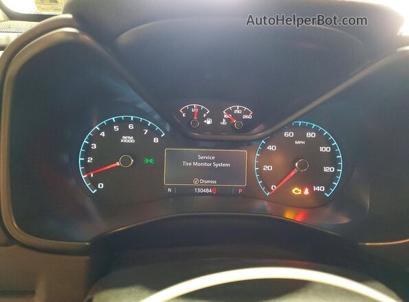 1GCHTCEA7K1228751 2019 CHEVROLET COLORADO White Instrument cluster view