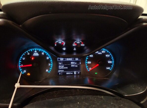 1GCHTCEA7M1250297 2021 CHEVROLET COLORADO White Սարքավորումների վահանակի տեսք