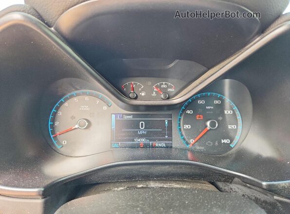 1GCHTCEN6J1158435 2018 CHEVROLET COLORADO Silver Instrument cluster view