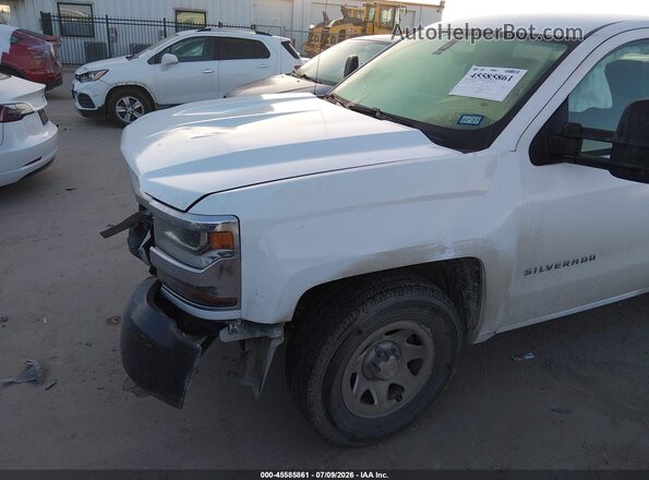 1GCNCNEC7JZ322547 2018 CHEVROLET SILVERADO White Դիմացի տեսք