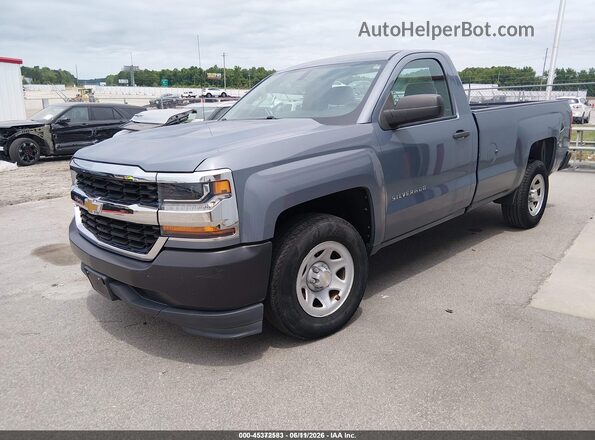 1GCNCNEH2GZ306227 2016 CHEVROLET SILVERADO Blue Передня ліва чверть