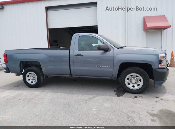 1GCNCNEH2GZ306227 2016 CHEVROLET SILVERADO Blue Вид задньої частини салону