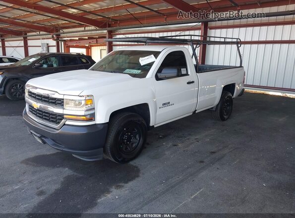 1GCNCNEH3JZ356819 2018 CHEVROLET SILVERADO Белый Передняя левая четверть