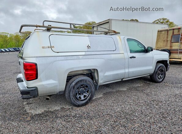 1GCNCNEH6GZ220385 2016 CHEVROLET SILVERADO Серебряный Задняя правая четверть
