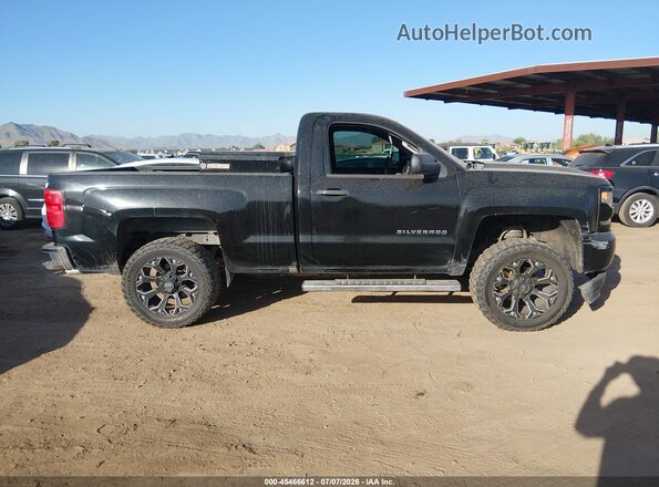 1GCNCNEHXGZ225072 2016 CHEVROLET SILVERADO Black უკანა სალონის ხედი