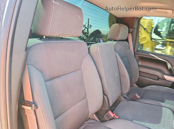 1GCNKREC2HZ174229 2017 CHEVROLET SILVERADO Black Вид задніх сидінь