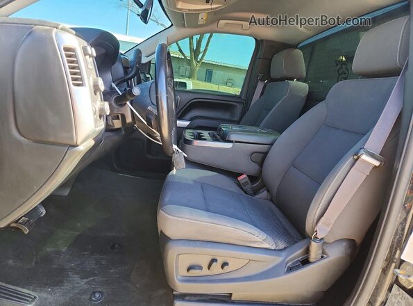 1GCNKREC2HZ174229 2017 CHEVROLET SILVERADO Black Вид салону спереду