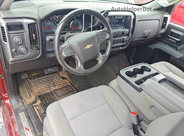1GCNKRECXGZ307785 2016 CHEVROLET SILVERADO Burgundy Вид панелі приладів