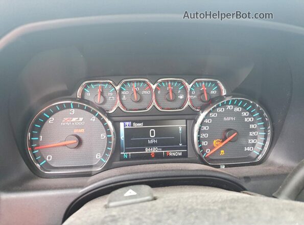 1GCNKRECXGZ307785 2016 CHEVROLET SILVERADO Burgundy Вид щитка приладів