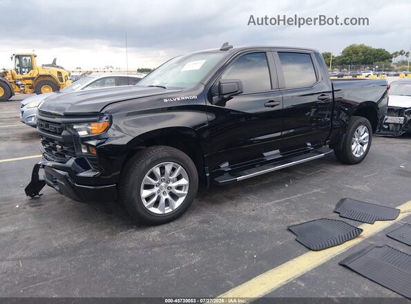1GCPABEK0NZ529159 2022 CHEVROLET SILVERADO Black Առջևի ձախ երեք քառորդ տեսարան