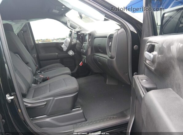 1GCPABEK0NZ529159 2022 CHEVROLET SILVERADO Black Սալոնի դիմացի տեսք