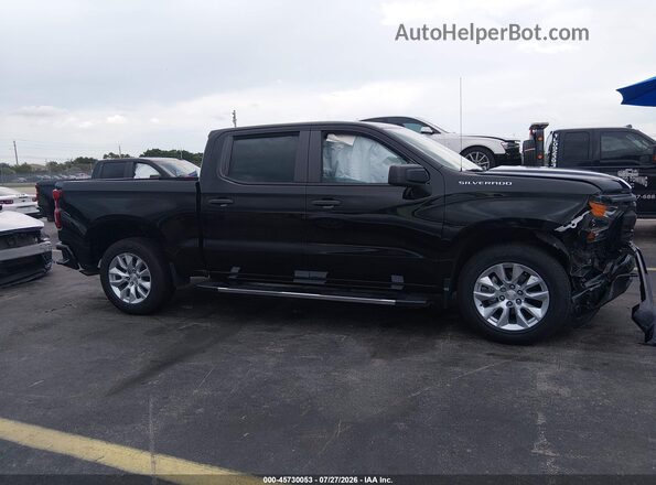 1GCPABEK0NZ529159 2022 CHEVROLET SILVERADO Black Սալոնի հետևի տեսք