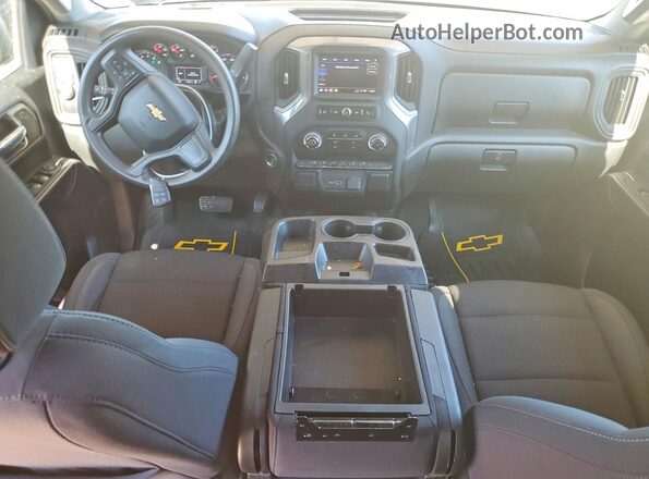 1GCPABEK1PZ104973 2023 CHEVROLET SILVERADO Black Dashboard view