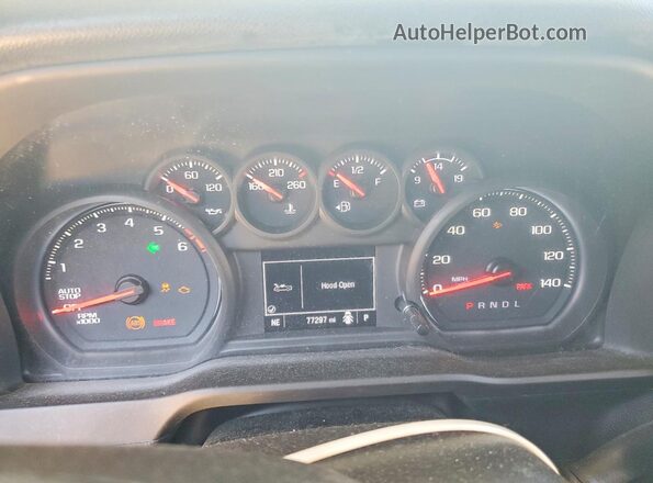 1GCPABEK1PZ104973 2023 CHEVROLET SILVERADO Black Instrument cluster view
