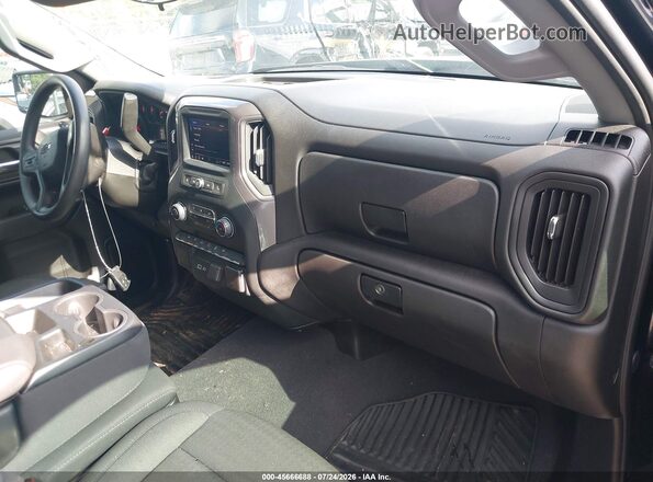 1GCPABEK1RZ268792 2024 CHEVROLET SILVERADO Black Front interior view
