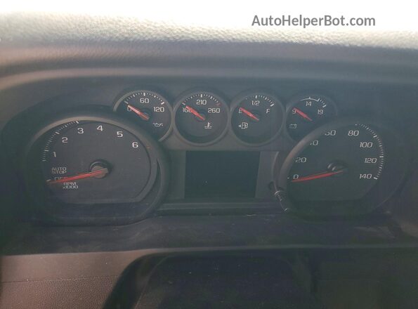 1GCPABEK2NZ523945 2022 CHEVROLET SILVERADO Blue Вид щитка приладів