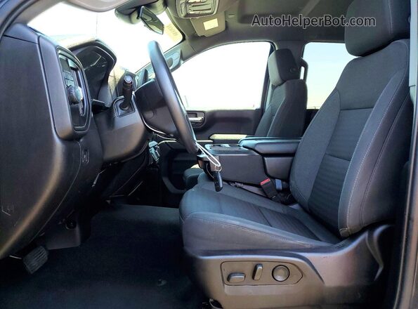 1GCPABEK2NZ603150 2022 CHEVROLET SILVERADO Black Вид салону спереду