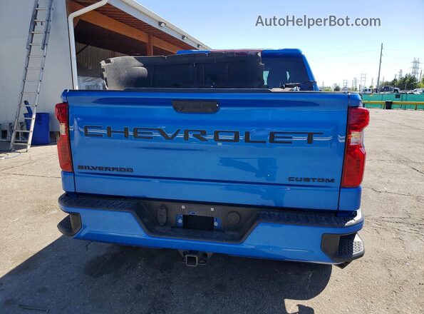 1GCPABEK7SZ165799 2025 CHEVROLET SILVERADO Blue Հետևի տեսք