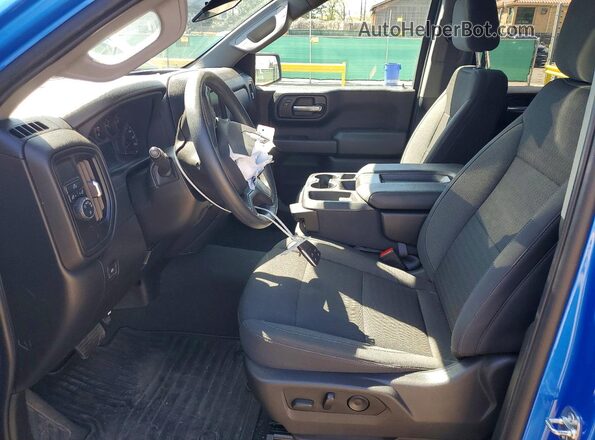 1GCPABEK7SZ165799 2025 CHEVROLET SILVERADO Blue Սալոնի դիմացի տեսք