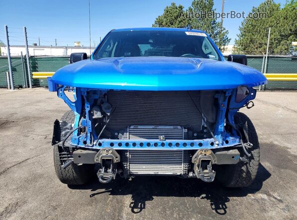 1GCPABEK7SZ165799 2025 CHEVROLET SILVERADO Blue Դիմացի տեսք