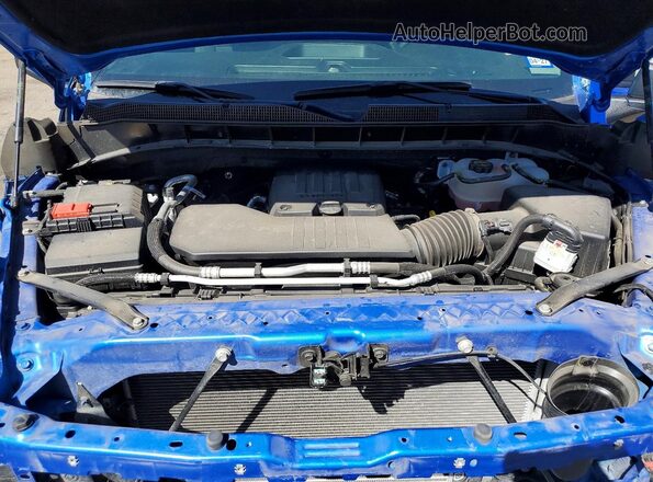1GCPABEK7SZ165799 2025 CHEVROLET SILVERADO Blue Սալոնի հետևի տեսք